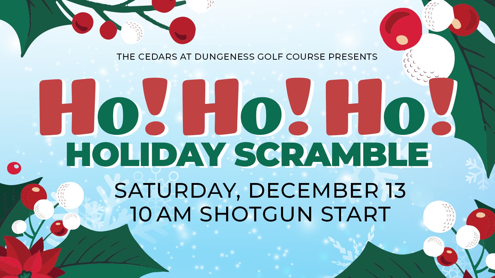 Ho! Ho! Ho! Holiday Scramble